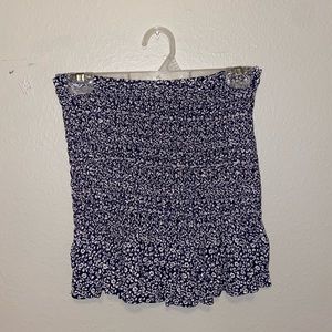 Strapless crop top